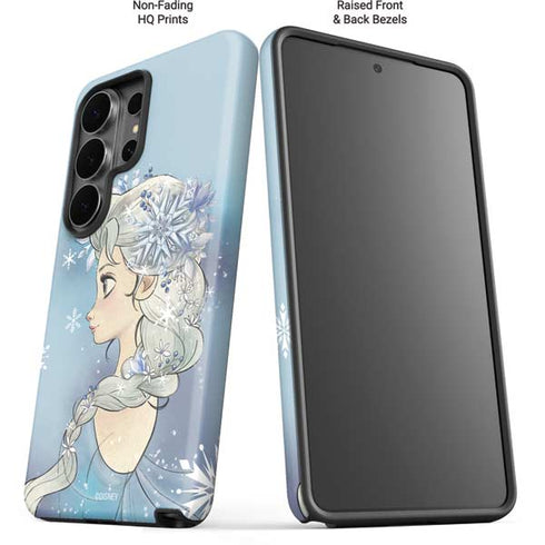 Disney Frozen Elsa Side Portrait Art Galaxy S26 Ultra Impact Case