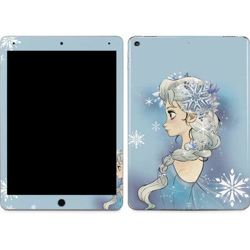 Disney Frozen Elsa Side Portrait Art iPad Skins