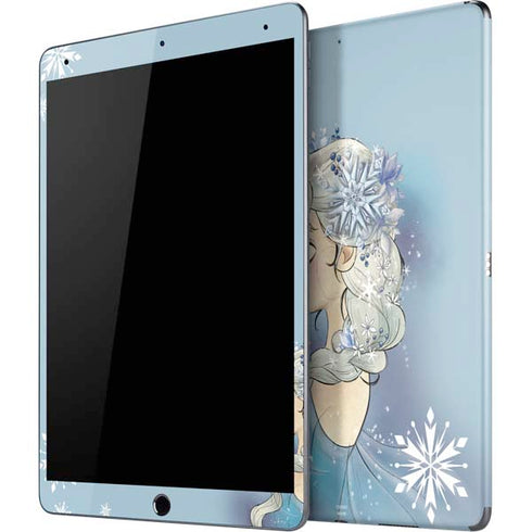 Disney Frozen Elsa Side Portrait Art iPad Skins