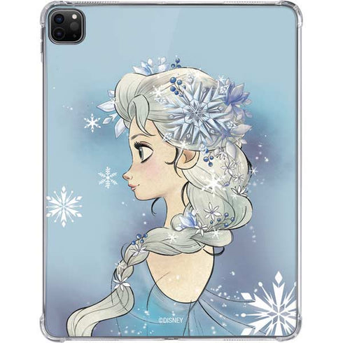 Disney Frozen Elsa Side Portrait Art iPad Pro 11in (2024) Clear Case