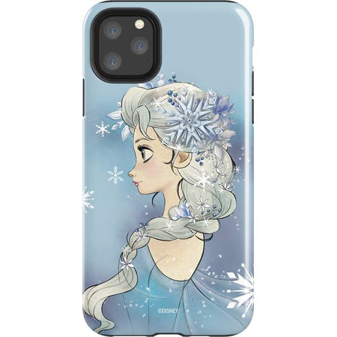 Disney Frozen Elsa Side Portrait Art iPhone Cases
