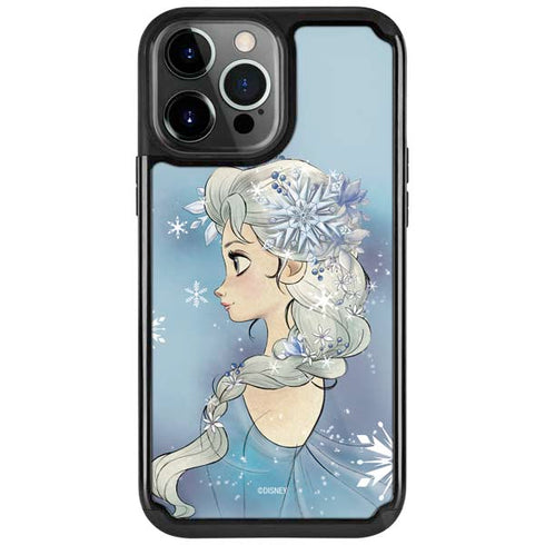 Disney Frozen Elsa Side Portrait Art iPhone Cases