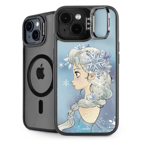 Disney Frozen Elsa Side Portrait Art iPhone 14 Plus Kickstand Case