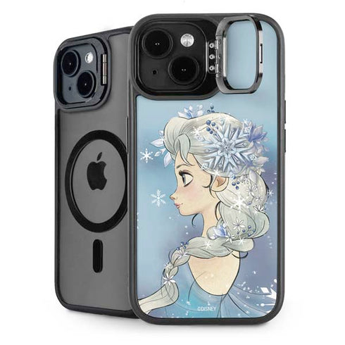 Disney Frozen Elsa Side Portrait Art iPhone 15 Plus Kickstand Case