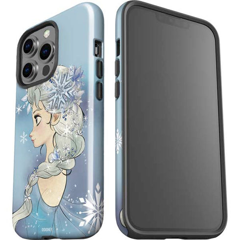 Disney Frozen Elsa Side Portrait Art iPhone 15 Pro Impact Case