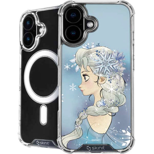 Disney Frozen Elsa Side Portrait Art iPhone 16 MagSafe Case