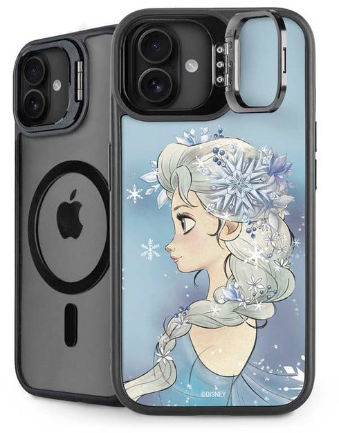 Disney Frozen Elsa Side Portrait Art iPhone 16 Plus Kickstand Case