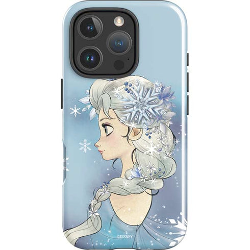 Disney Frozen Elsa Side Portrait Art iPhone 16 Pro Impact Case