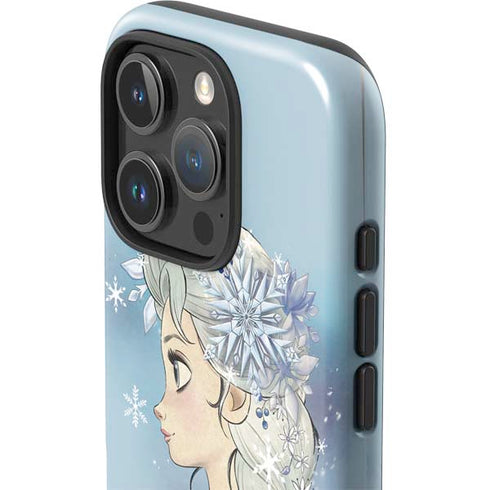 Disney Frozen Elsa Side Portrait Art iPhone 16 Pro Impact Case