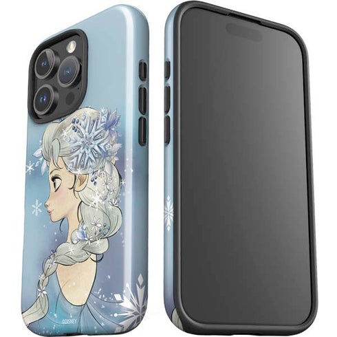 Disney Frozen Elsa Side Portrait Art iPhone 16 Pro Impact Case