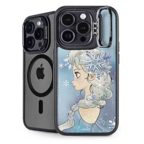 Disney Frozen Elsa Side Portrait Art iPhone 16 Pro Max Kickstand Case