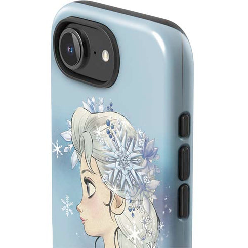 Disney Frozen Elsa Side Portrait Art iPhone 16e Impact Case