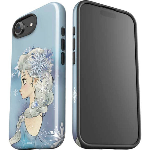 Disney Frozen Elsa Side Portrait Art iPhone 16e Impact Case