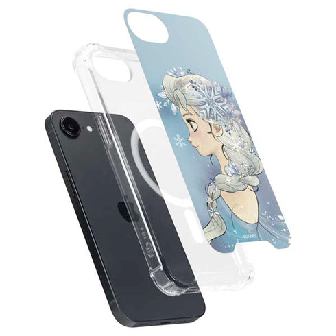 Disney Frozen Elsa Side Portrait Art iPhone 16e MagSafe Case