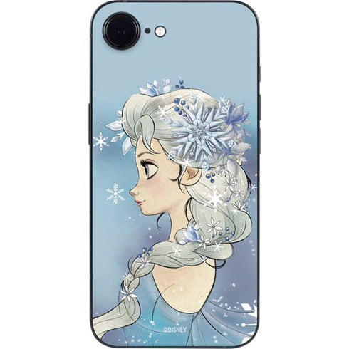 Disney Frozen Elsa Side Portrait Art iPhone 16e Skin