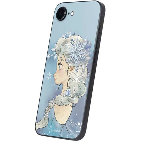 Disney Frozen Elsa Side Portrait Art iPhone 16e Skin