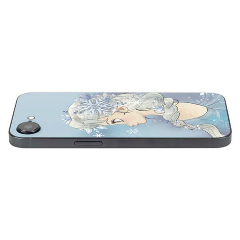 Disney Frozen Elsa Side Portrait Art iPhone 16e Skin