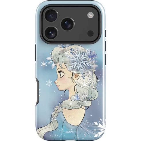 Disney Frozen Elsa Side Portrait Art iPhone 18 Pro Impact Case