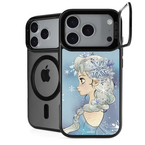 Disney Frozen Elsa Side Portrait Art iPhone 18 Pro Max Kickstand Case