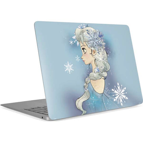 Disney Frozen Elsa Side Portrait Art Apple MacBook Air Skin