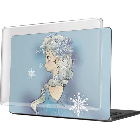 Disney Frozen Elsa Side Portrait Art MacBook Pro 14in (2021-24) Case plus Skin