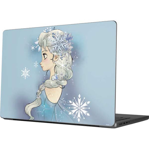Disney Frozen Elsa Side Portrait Art Apple MacBook Pro 14-inch Skin