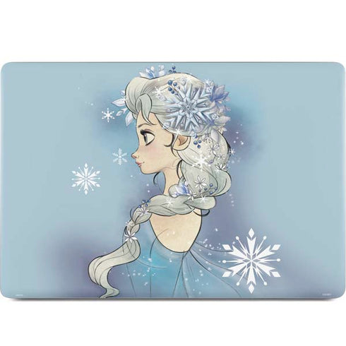 Disney Frozen Elsa Side Portrait Art MacBook Skins