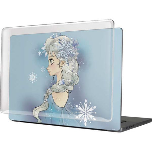 Disney Frozen Elsa Side Portrait Art MacBook Cases