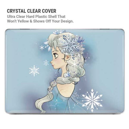 Disney Frozen Elsa Side Portrait Art MacBook Cases