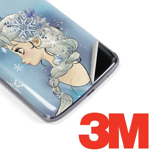 Disney Frozen Elsa Side Portrait Art Moto E5 Plus Skin