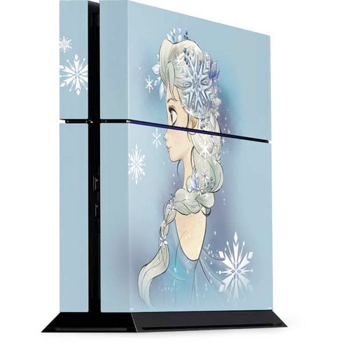 Disney Frozen Elsa Side Portrait Art PlayStation PS4 Skins
