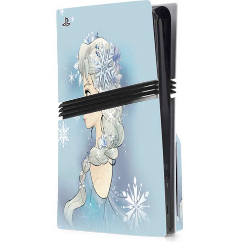 Disney Frozen Elsa Side Portrait Art PlayStation PS5 Skins