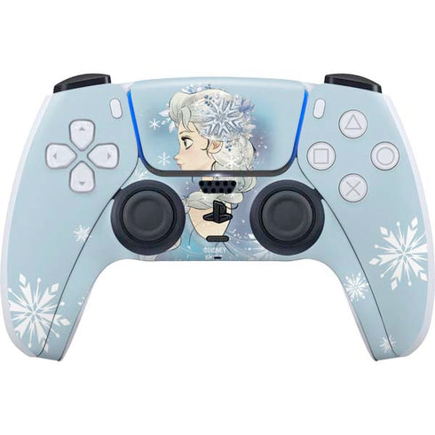 Disney Frozen Elsa Side Portrait Art PlayStation PS5 Skins