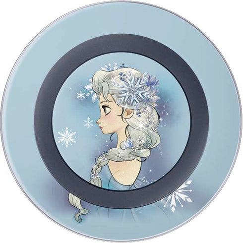 Disney Frozen Elsa Side Portrait Art Wireless Charger Skin