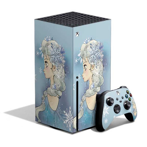 Disney Frozen Elsa Side Portrait Art Xbox Series X Bundle Skin