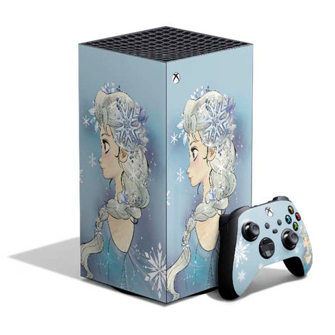 Disney Frozen Elsa Side Portrait Art XBox Series X Digital Edition Bundle Skin