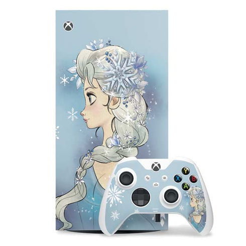 Disney Frozen Elsa Side Portrait Art Xbox Series X Skins