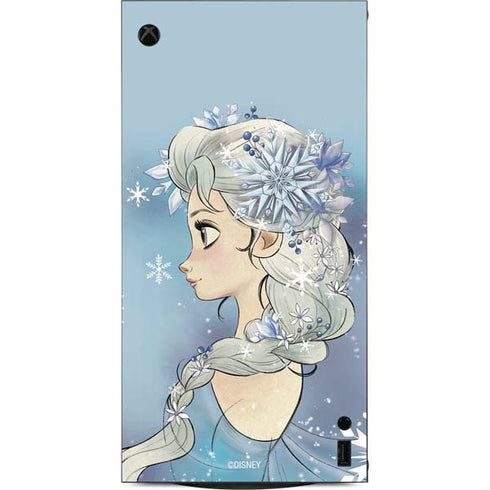 Disney Frozen Elsa Side Portrait Art XBox Series X Digital Edition Console Skin