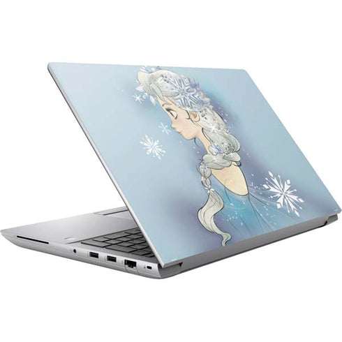 Disney Frozen Elsa Side Portrait Art HP ZBook Fury 16 G10 Skin