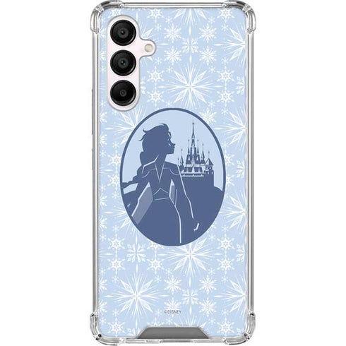 Disney Frozen II Elsa Silhouette Galaxy A16 5G Clear Case