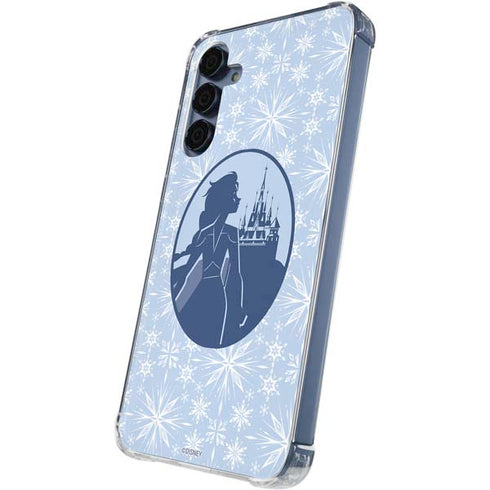 Disney Frozen II Elsa Silhouette Galaxy A35 5G Clear Case