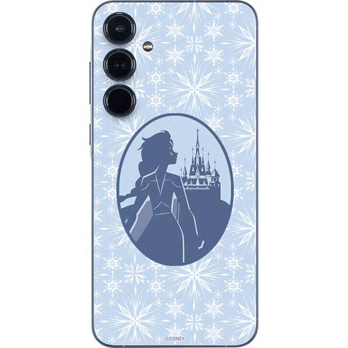 Disney Frozen II Elsa Silhouette Galaxy A55 5G Skin