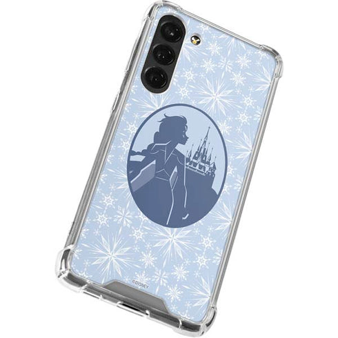 Disney Frozen II Elsa Silhouette Galaxy S24 FE Clear Case
