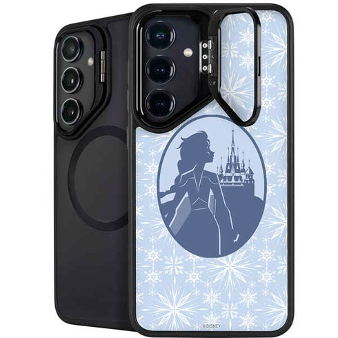 Disney Frozen II Elsa Silhouette Galaxy S25 Kickstand Case