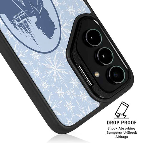 Disney Frozen II Elsa Silhouette Galaxy S25 Kickstand Case