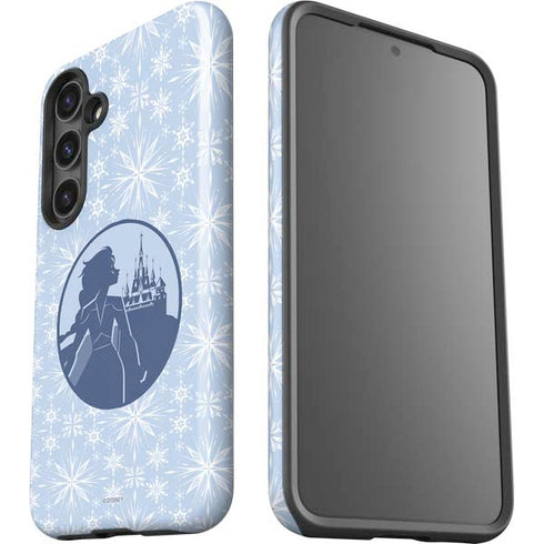 Disney Frozen II Elsa Silhouette Galaxy S25 Plus Impact Case