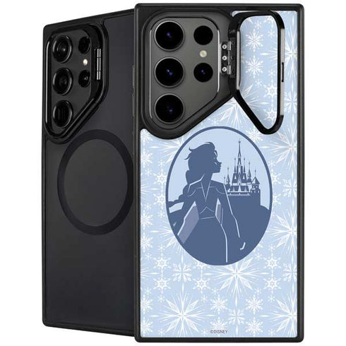 Disney Frozen II Elsa Silhouette Galaxy S25 Ultra Kickstand Case