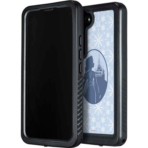 Disney Frozen II Elsa Silhouette Galaxy S24 Waterproof Case