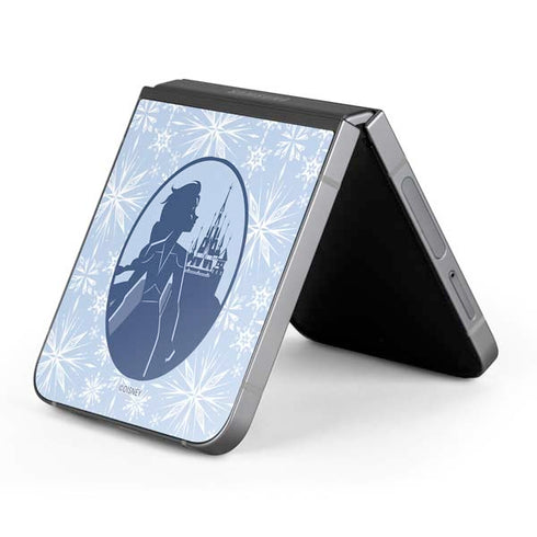 Disney Frozen II Elsa Silhouette Galaxy Z Flip6 Skin