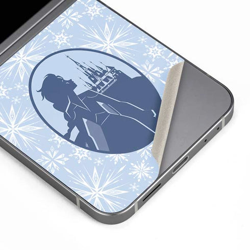 Disney Frozen II Elsa Silhouette Galaxy Z Flip6 Skin